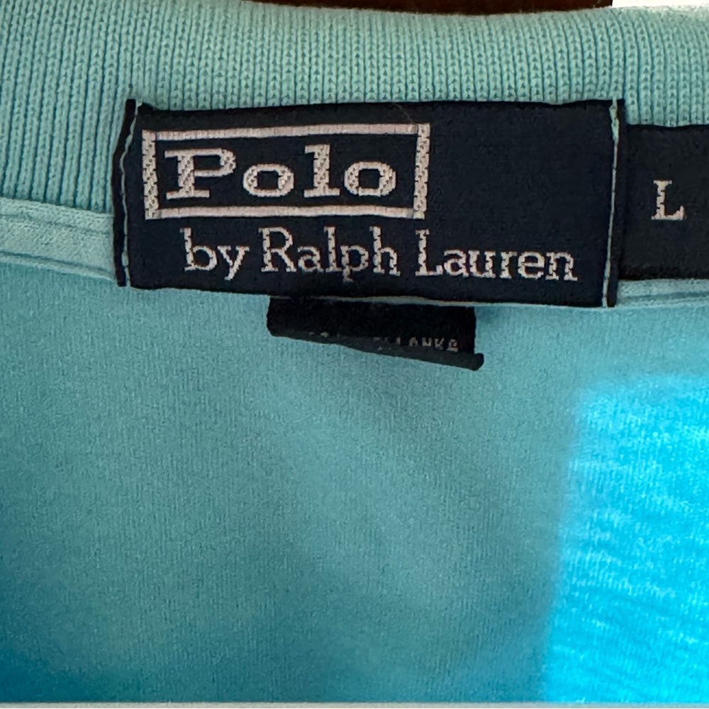 Ralph Lauren Aqua Polo Shirt - Picture 3 of 4